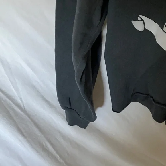 Grayson/Threads: Charcoal Cropped Sweatshirt- S - Picture 5 of 16